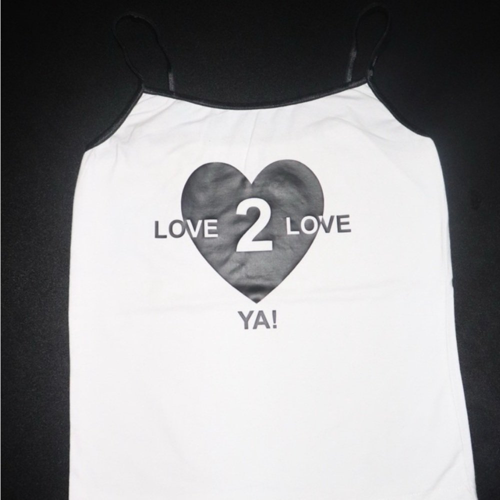 “ Love 2 Love ya ! “ Heart Tank Top